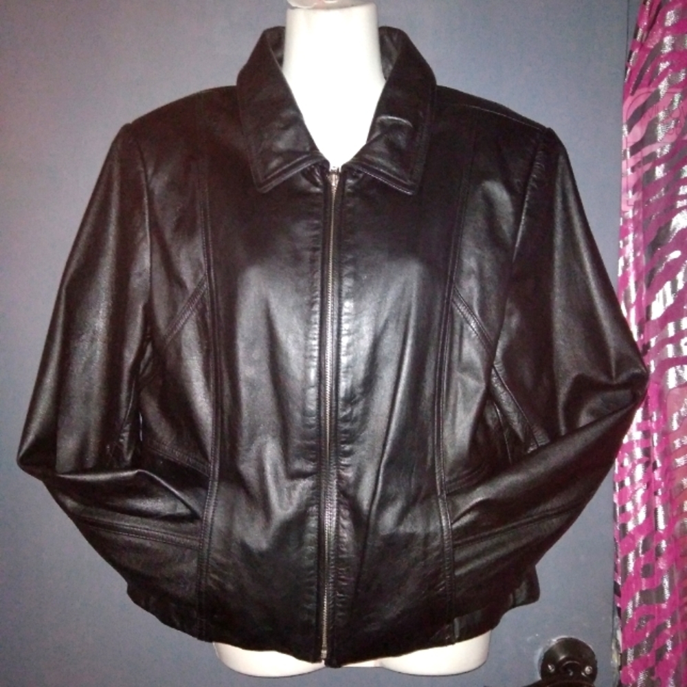 Leather jacket